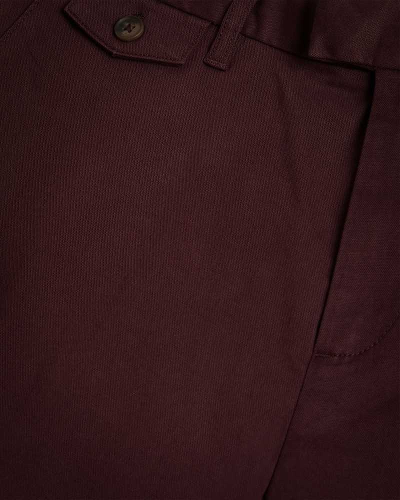 Deep Purple Ted Baker Haydae Slim Fit Chinos Chinos | US0001184