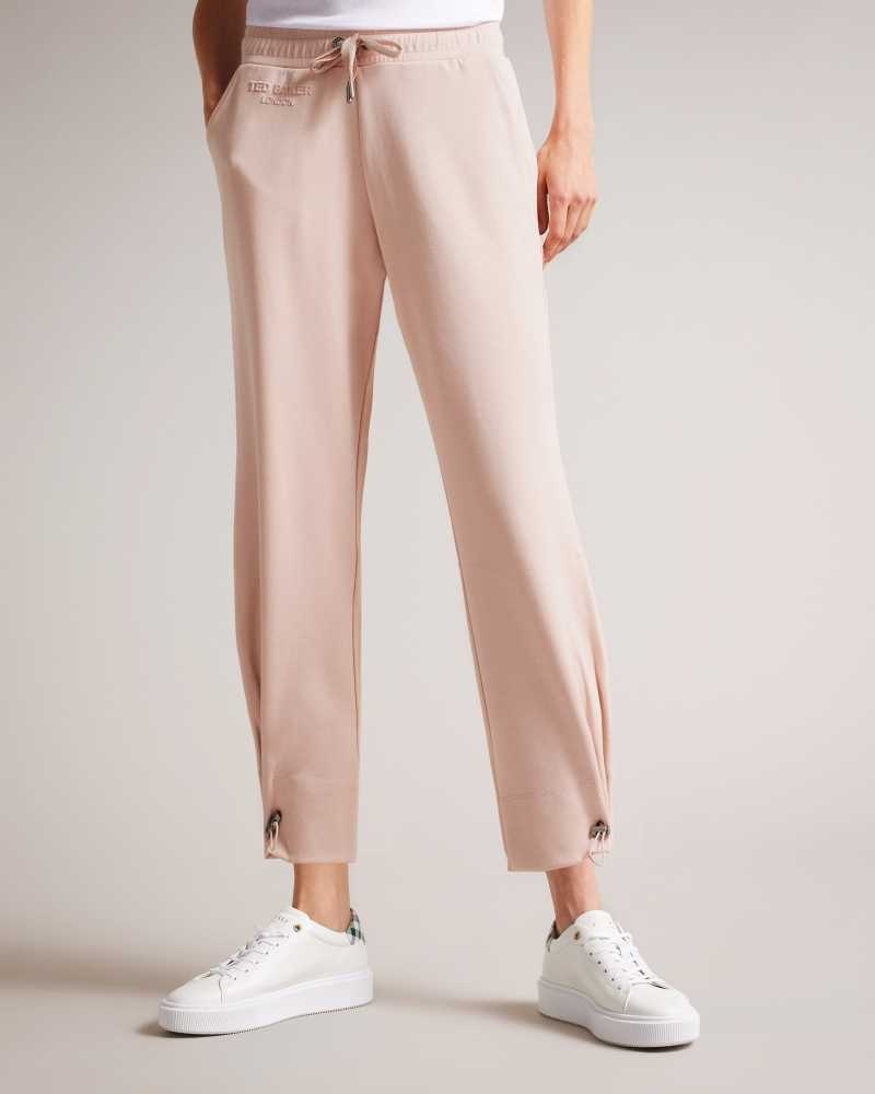 Dusky Pink Ted Baker Orthon Joggers With Pleated Cuff | US0001168