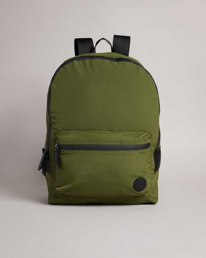 Green Ted Baker Burnst Foldaway Backpack | US0001233