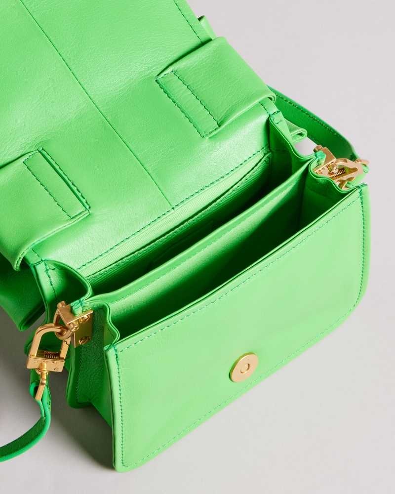 Green Ted Baker Niasina Bow Detail Mini Cross Body Bag | US0001361