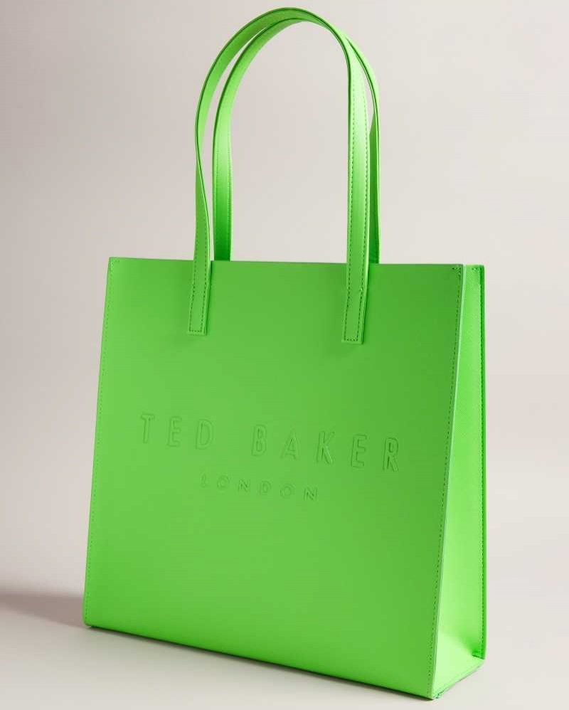 Green Ted Baker Soocon Large Crosshatch Icon Bag | US0001386