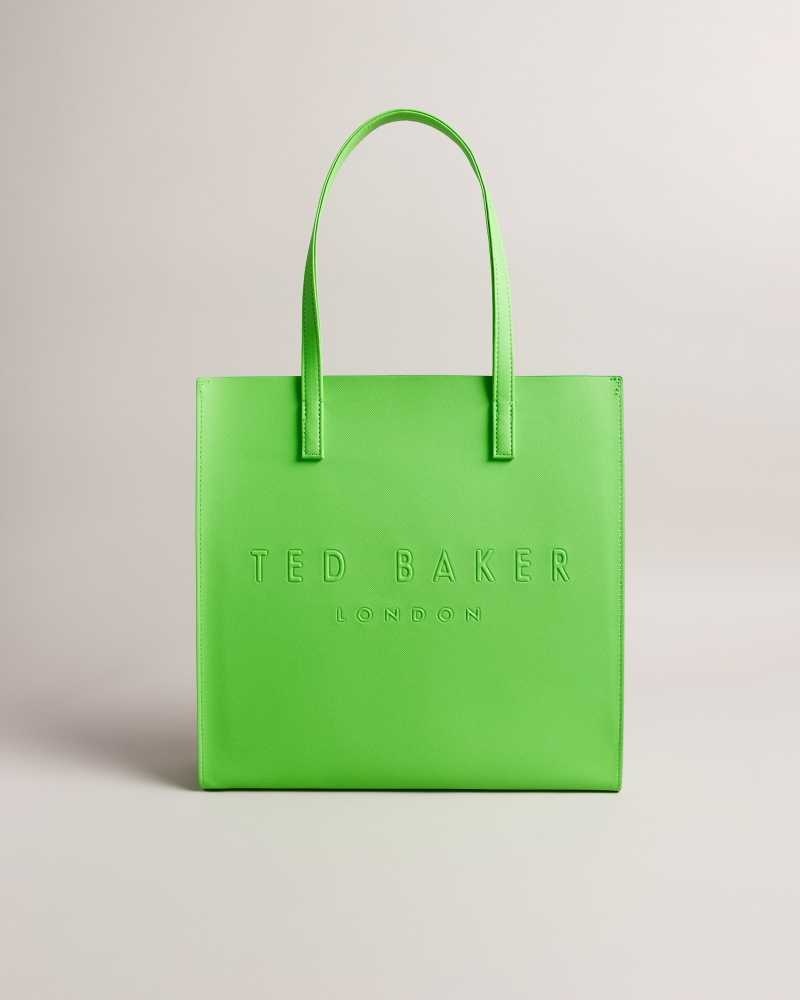 Green Ted Baker Soocon Large Crosshatch Icon Bag | US0001386