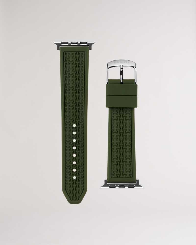 Green Ted Baker Stropp Green Silicone Apple Watch Strap | US0001962