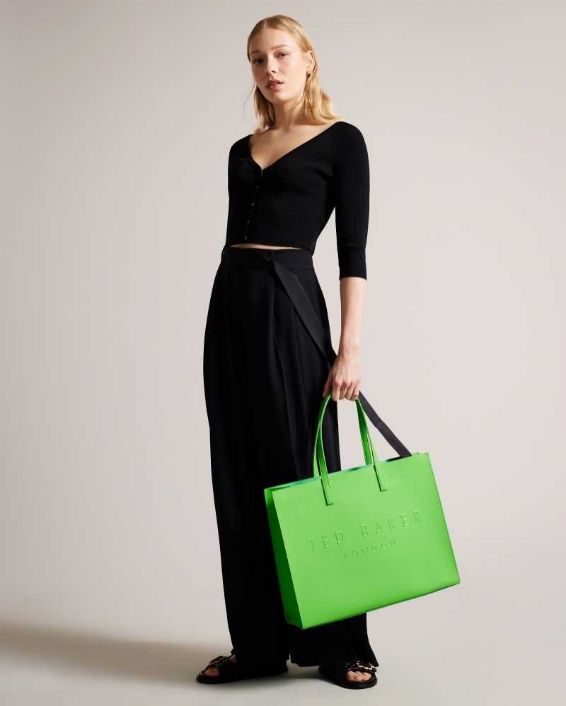 Green Ted Baker Sukicon Large Icon Bag | US0001385