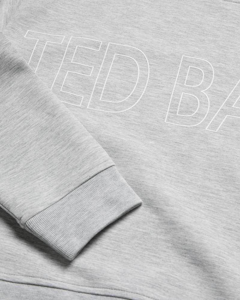 Grey Ted Baker Lorito Logo Sweatshirt | US0000948