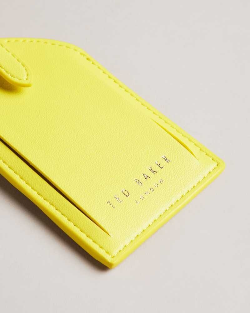 Light Yellow Ted Baker Leemon Lemon Luggage Tag | US0001536