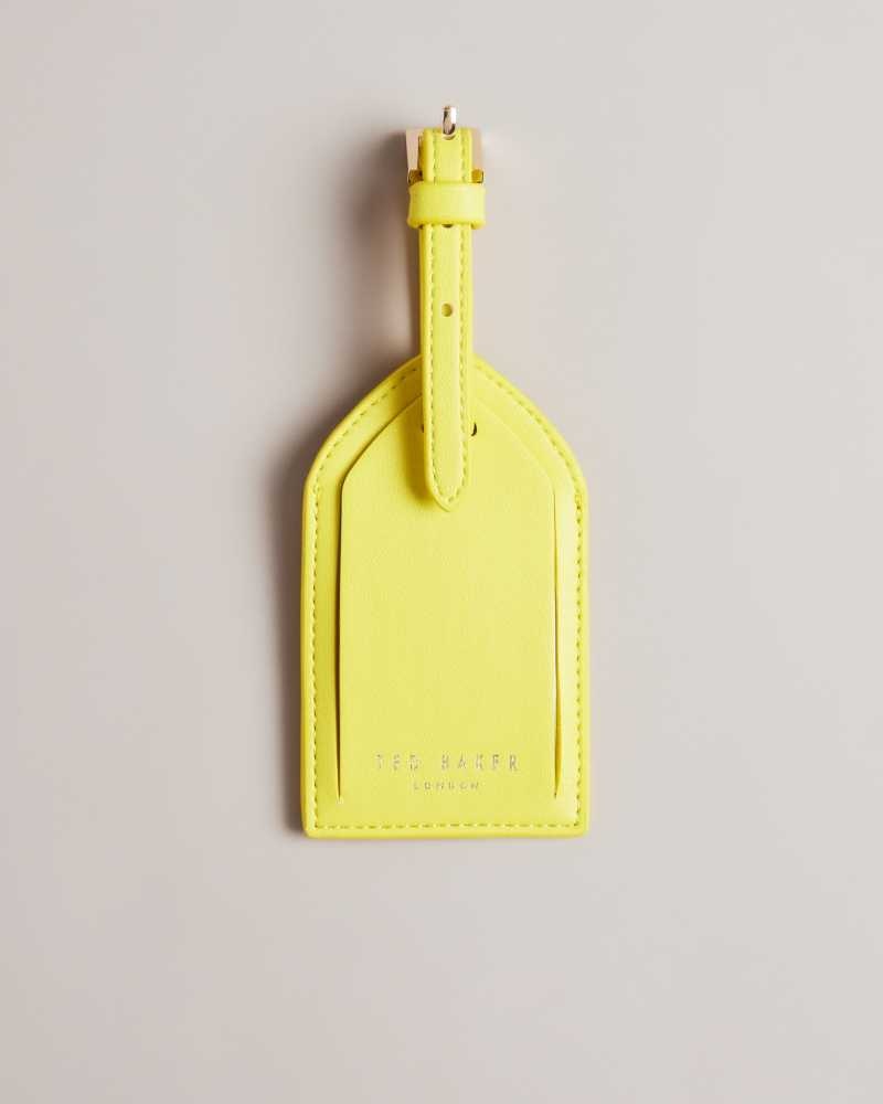 Light Yellow Ted Baker Leemon Lemon Luggage Tag | US0001536