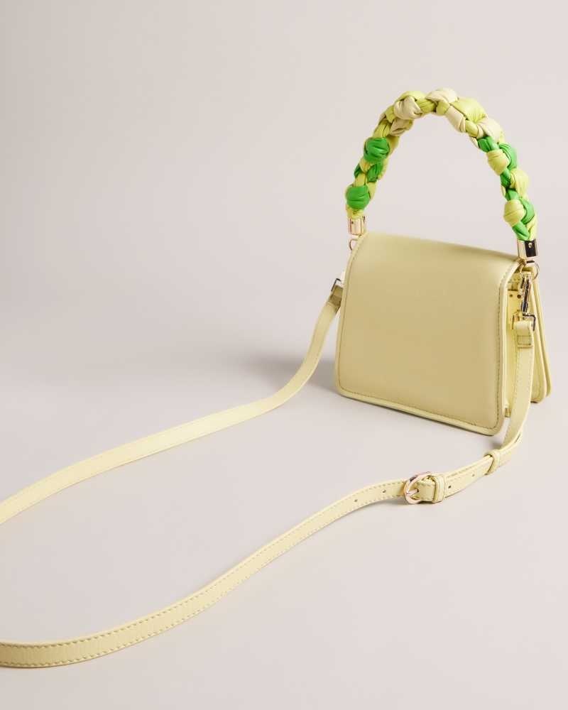 Lime Ted Baker Maryse Knotted Handle Crossbody Bag | US0001325