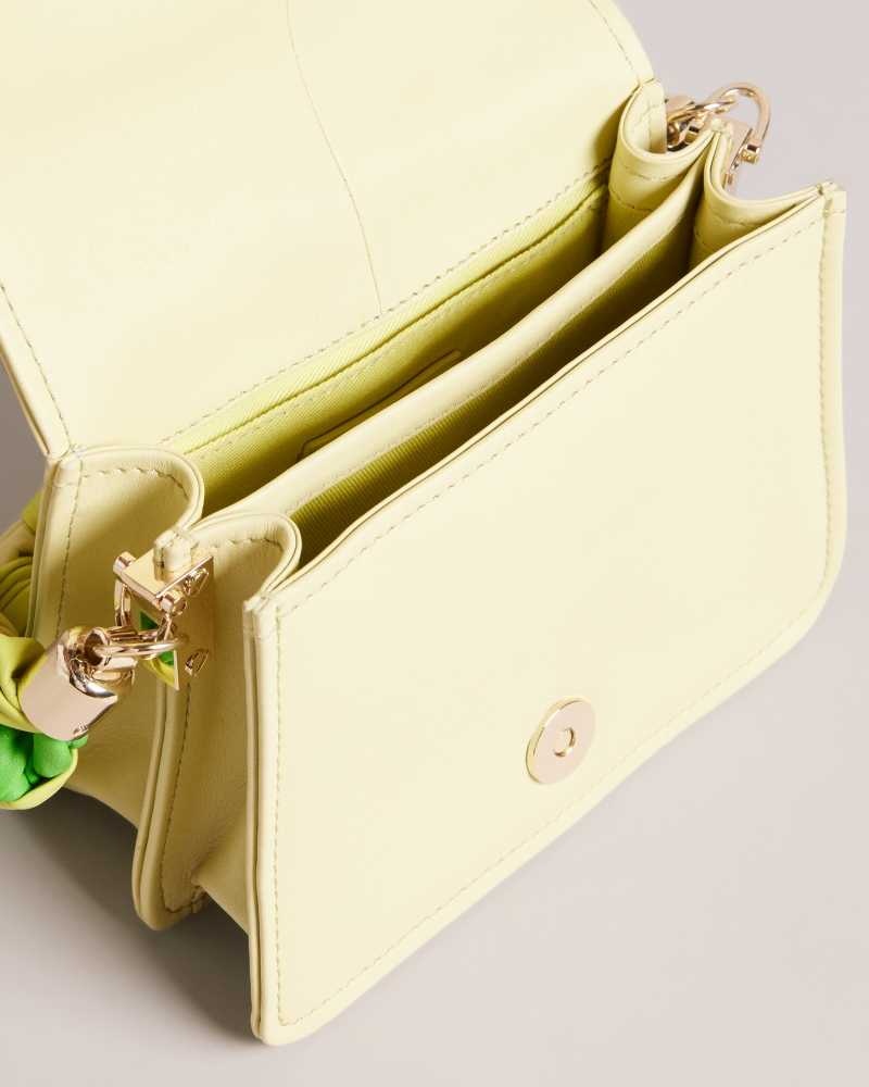 Lime Ted Baker Maryse Knotted Handle Crossbody Bag | US0001325