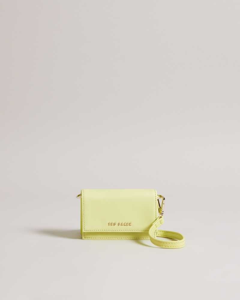 Lime Ted Baker Munika Multi Compartment Card Holder | US0001372