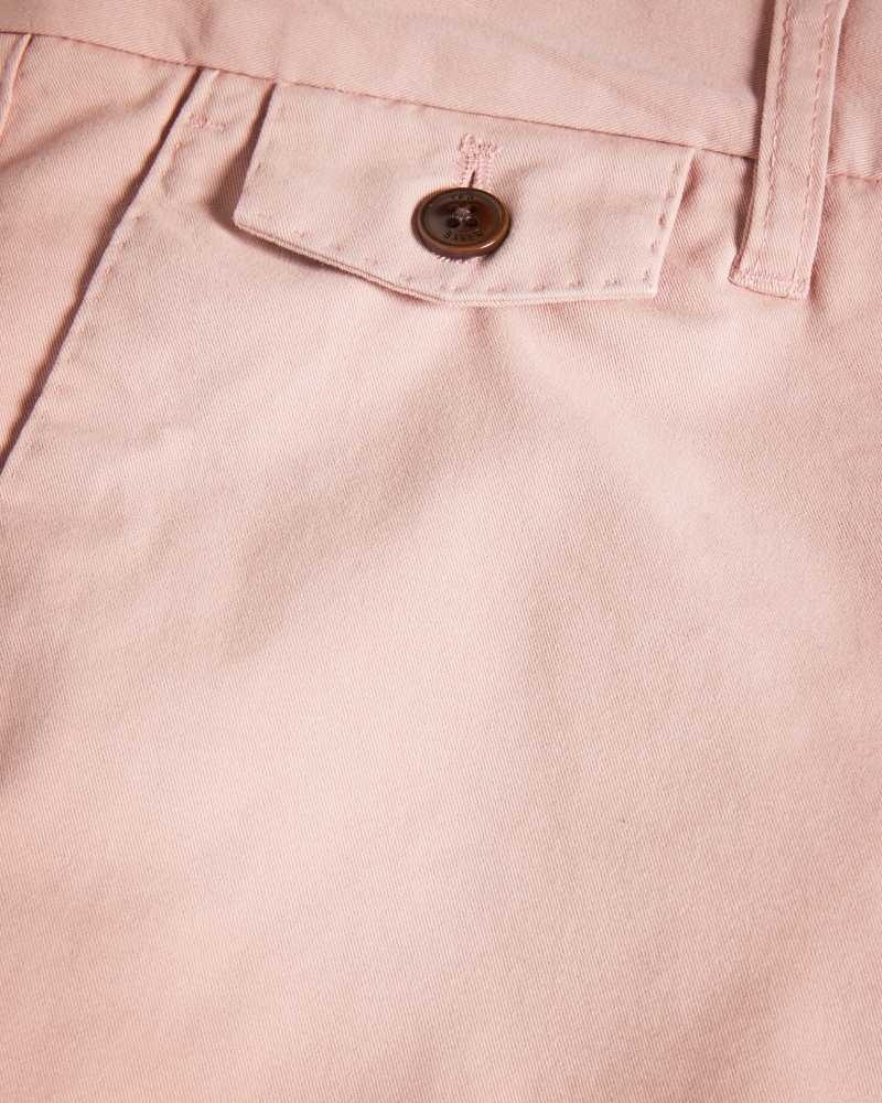 Medium Pink Ted Baker Ashfrd Chino Shorts | US0000669