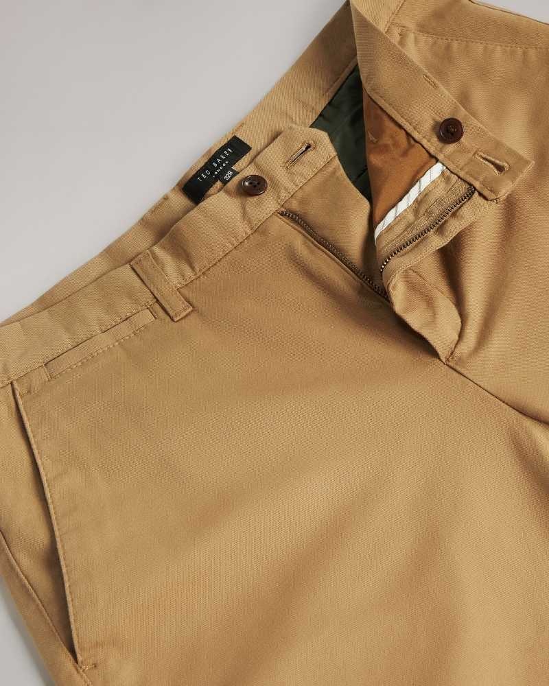 Natural Ted Baker Genbee Casual Relaxed Chinos Chinos | US0001194