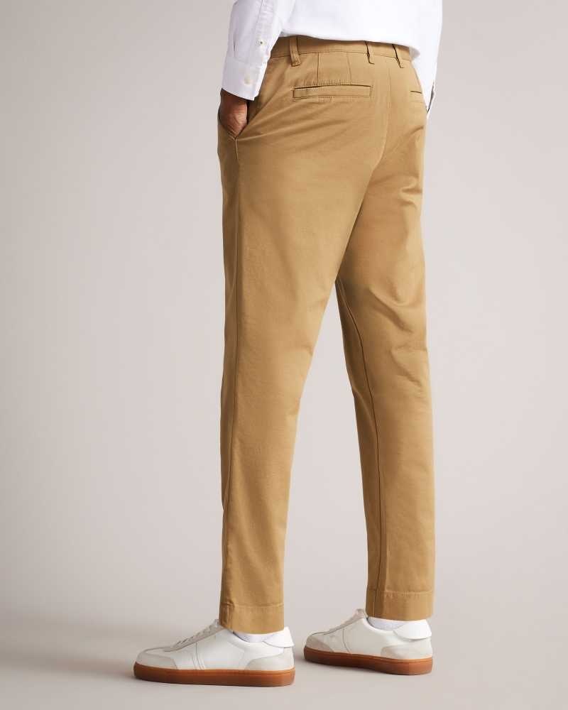 Natural Ted Baker Genbee Casual Relaxed Chinos Chinos | US0001194