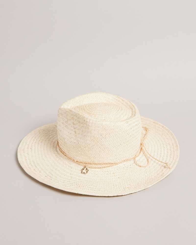 Natural Ted Baker Kyloa Straw Cowboy Hat Hats | US0001718