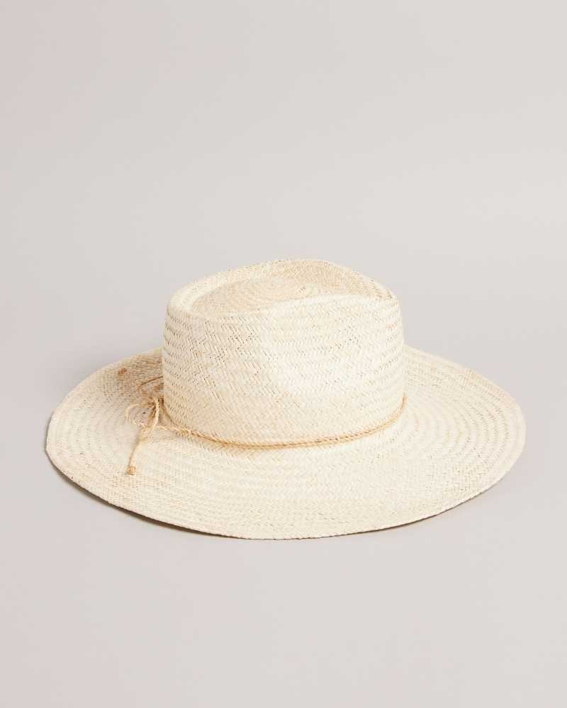 Natural Ted Baker Kyloa Straw Cowboy Hat Hats | US0001718