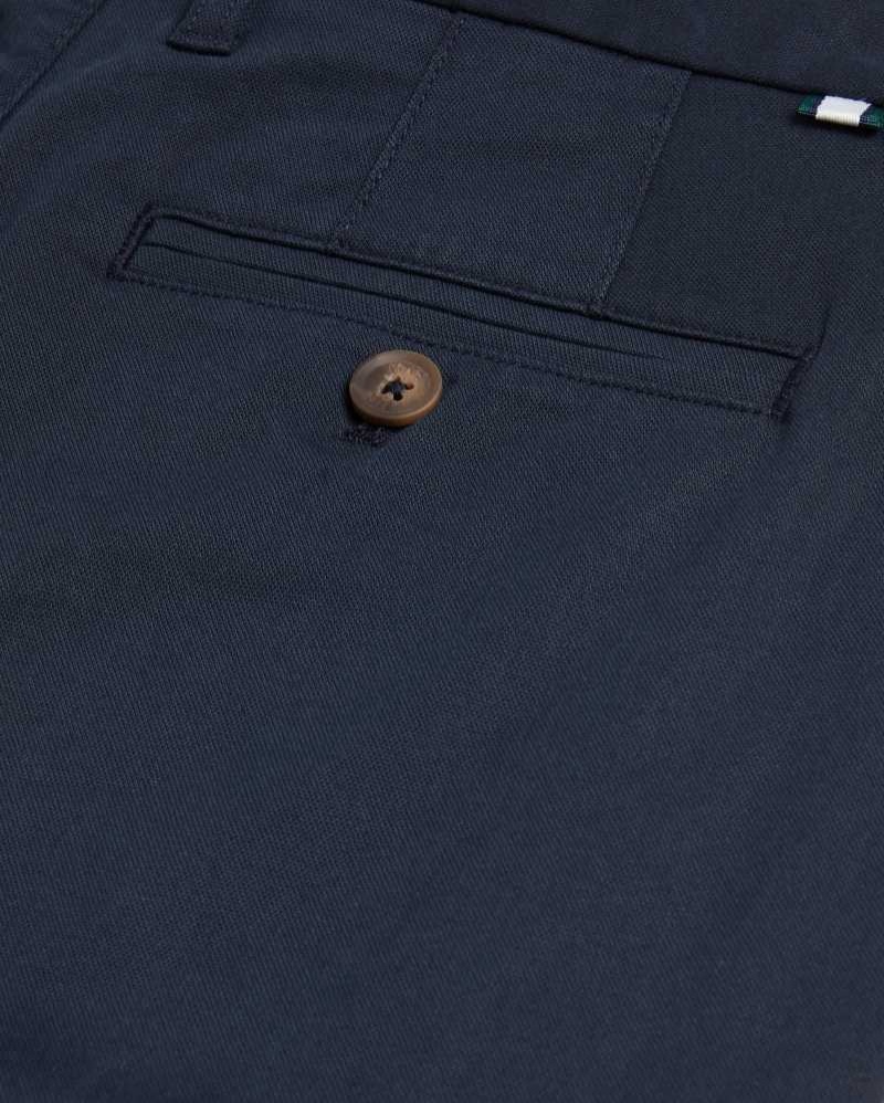 Navy Ted Baker Alscot Chino Shorts | US0000693