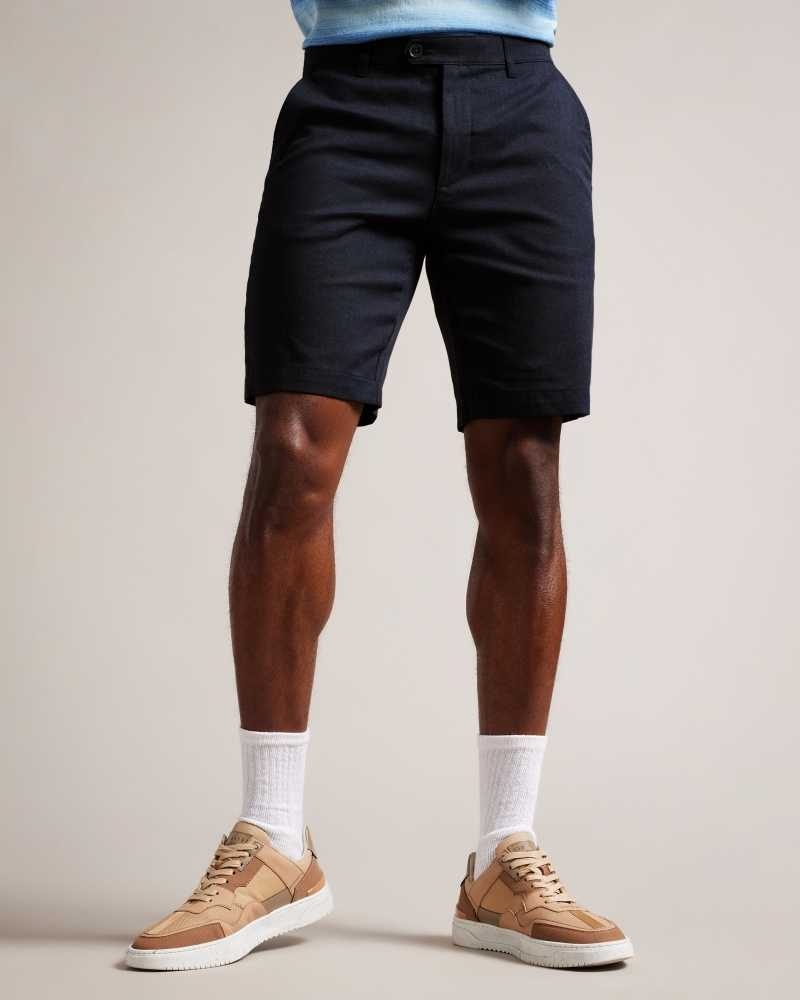 Navy Ted Baker Cortrom Core Shorts | US0000679