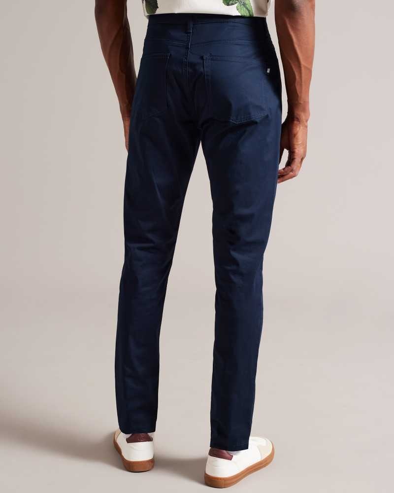 Navy Ted Baker Daniels Slim Fit Chinos | US0001171