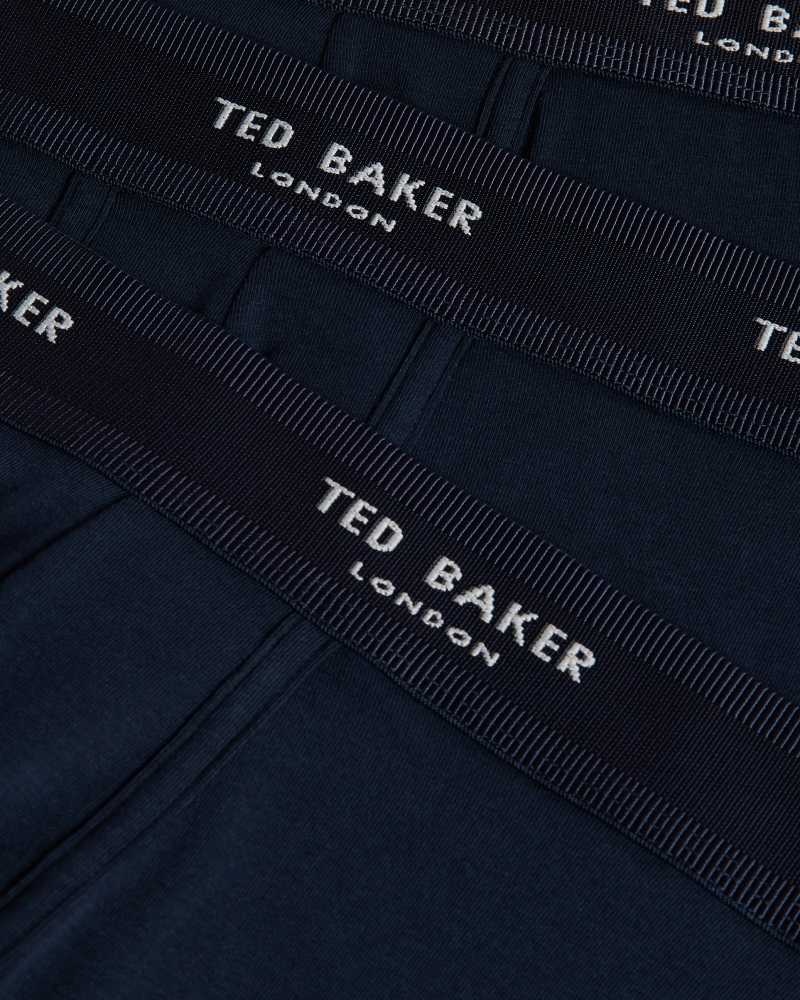 Navy Ted Baker Noe 3 Pack Trunks | US0001229