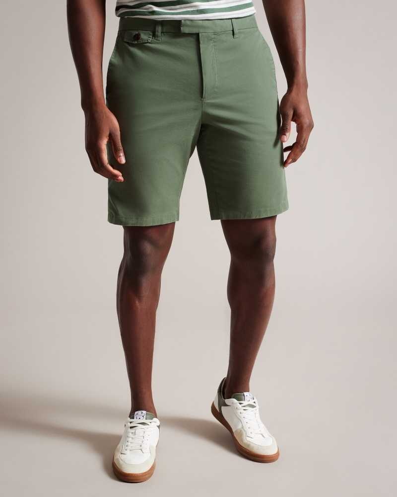 Olive Ted Baker Ashfrd Chino Shorts | US0000691