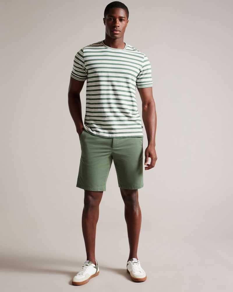 Olive Ted Baker Ashfrd Chino Shorts | US0000691