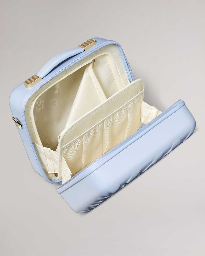 Pale Blue Ted Baker Beelle Bow Detail Vanity Case | US0001488