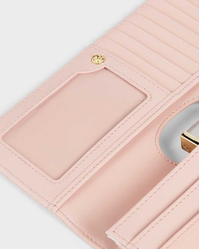 Pale Pink Ted Baker Bita Large Bobble Purse Purses | US0001458