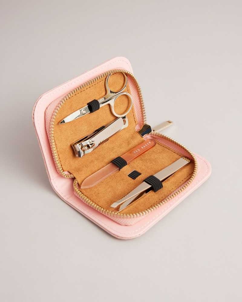 Pale Pink Ted Baker Graaci Manicure Set | US0001571