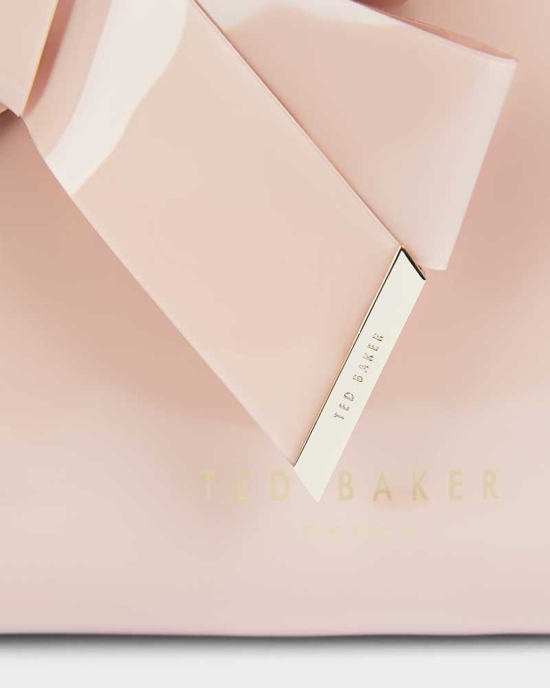 Pale Pink Ted Baker Nicco Knot Bow Washbag | US0001567