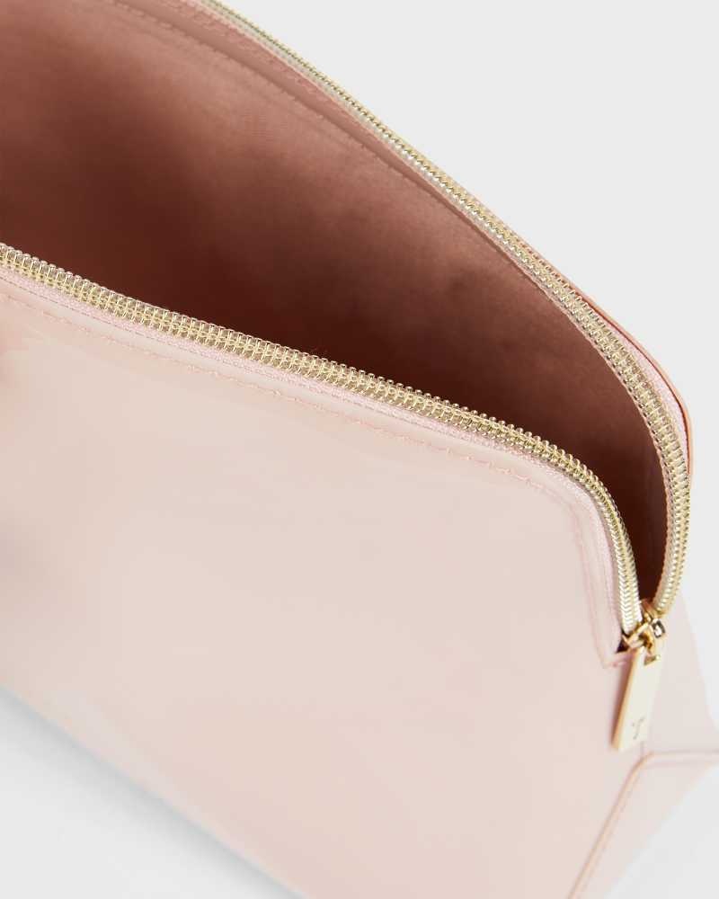 Pale Pink Ted Baker Nicco Knot Bow Washbag | US0001567