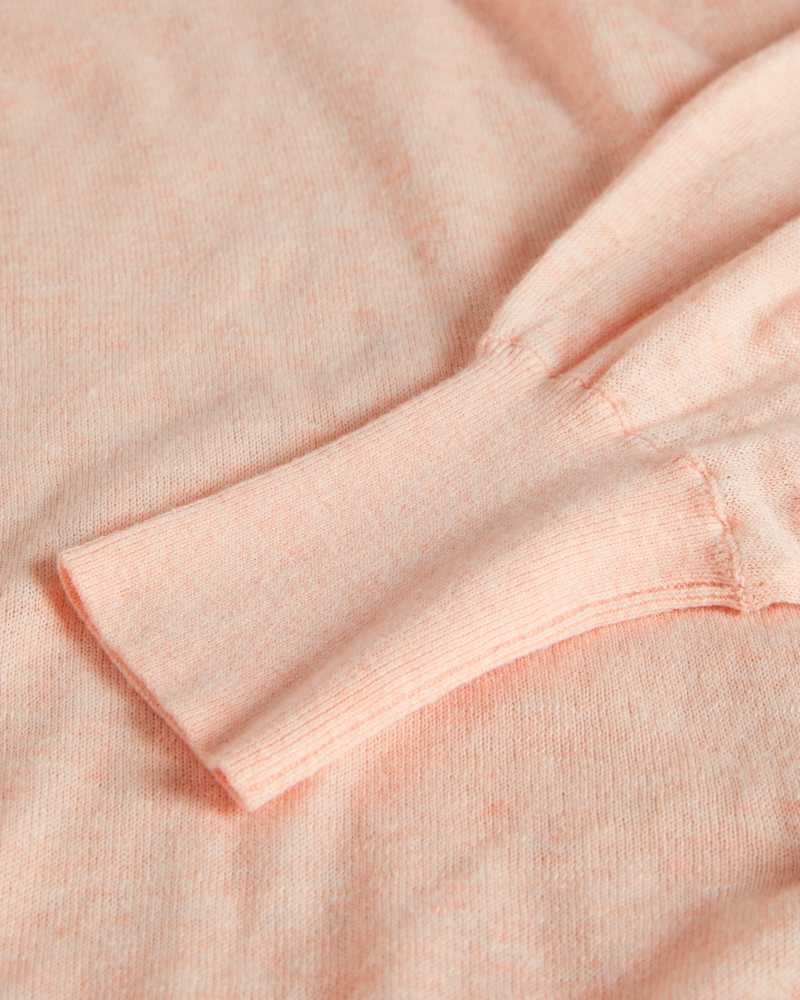 Pink Ted Baker Nicci Sleeve Detailed Jumper | US0000334