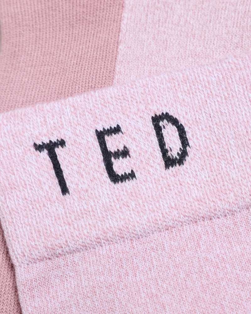 Pink Ted Baker Twistsk Twisted Yarn Socks | US0001928