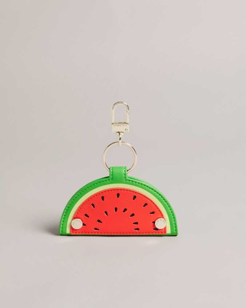 Red Ted Baker Wmelon Watermelon Keyring And Card Holder Cardholders | US0001398