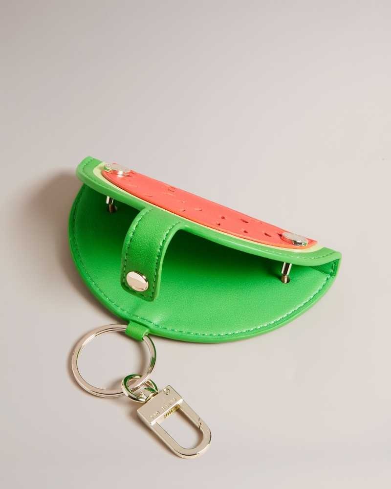 Red Ted Baker Wmelon Watermelon Keyring And Card Holder Cardholders | US0001398