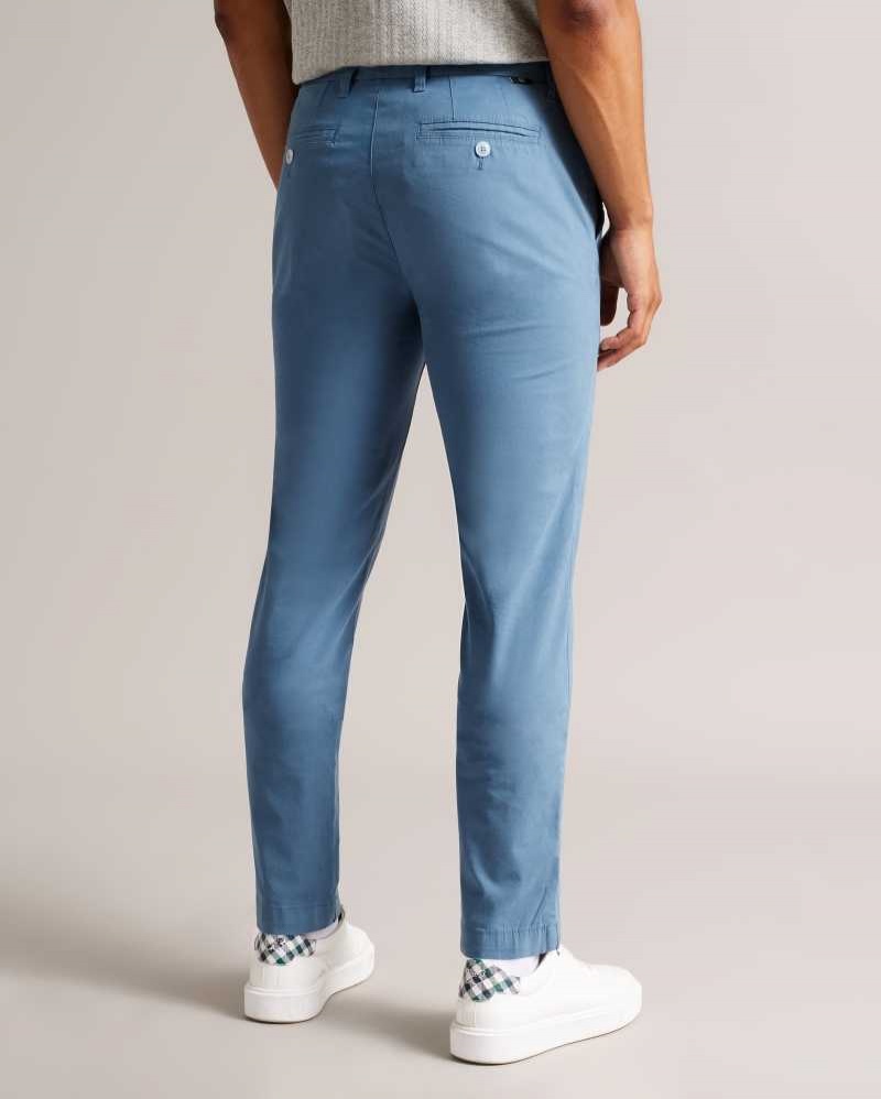 Sky Blue Ted Baker Genay Slim Chinos Chinos | US0001183