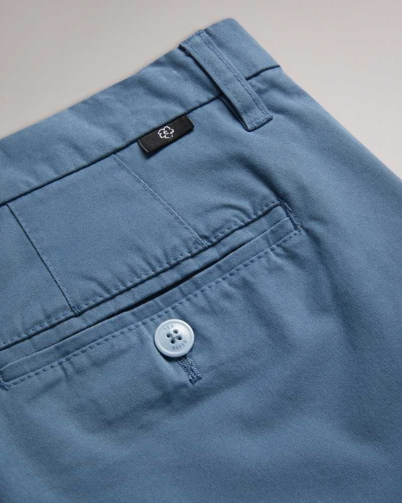 Sky Blue Ted Baker Genay Slim Chinos Chinos | US0001183