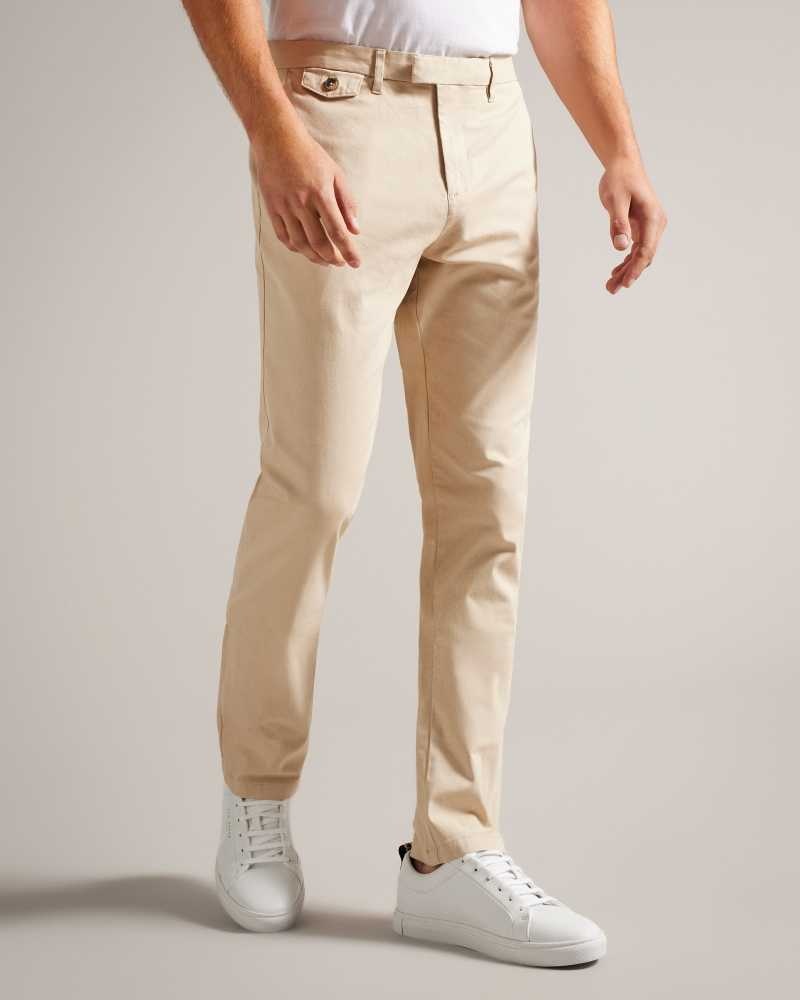 Stone Ted Baker Haydae Slim Fit Chinos Chinos | US0001189