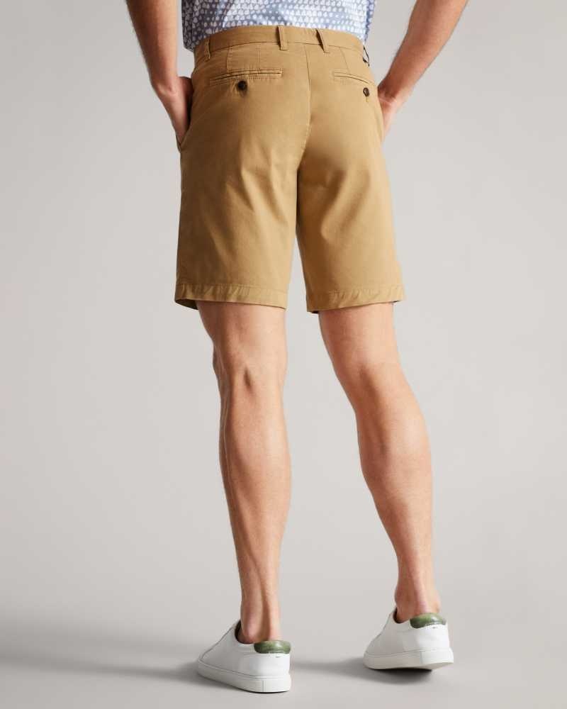 Tan Ted Baker Ashfrd Chino Shorts | US0000686