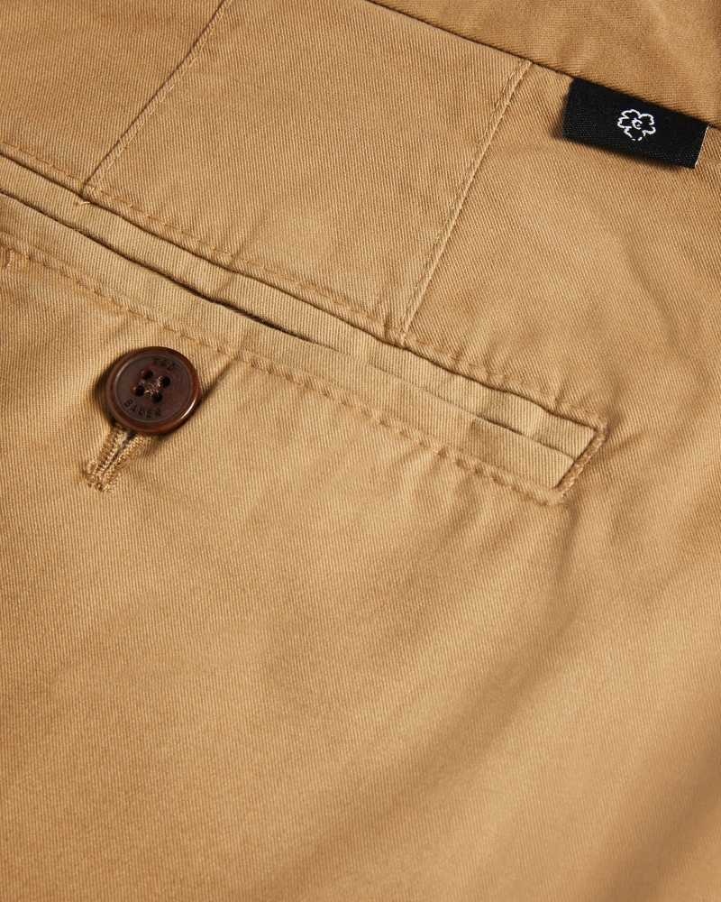 Tan Ted Baker Ashfrd Chino Shorts | US0000686