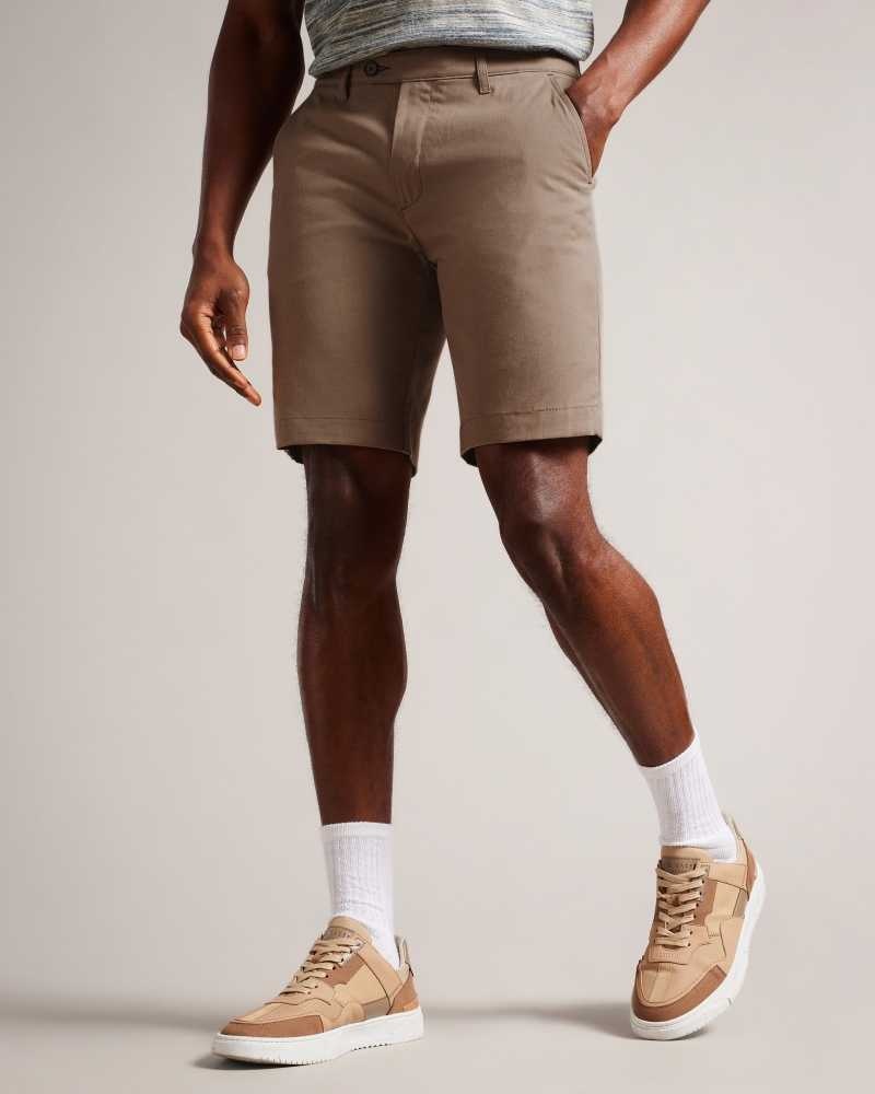 Tan Ted Baker Cortrom Core Shorts | US0000674