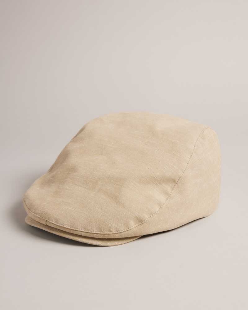 Tan Ted Baker Eastoni Flat Cap Caps | US0001696