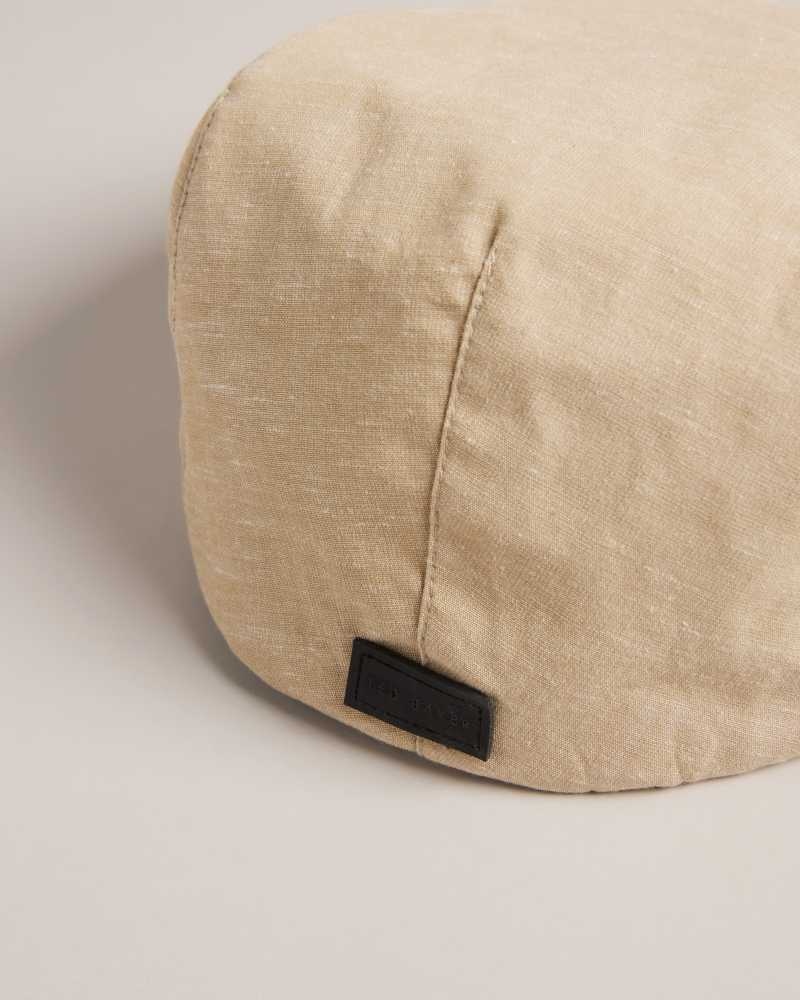 Tan Ted Baker Eastoni Flat Cap Caps | US0001696