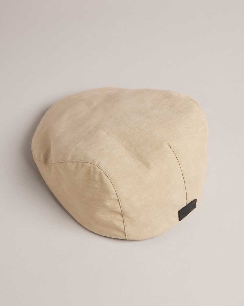 Tan Ted Baker Eastoni Flat Cap Caps | US0001696