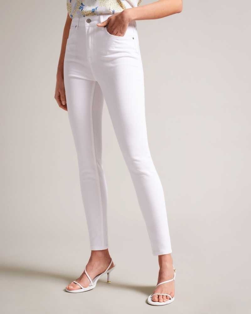 White Ted Baker Ziarah Skinny Jeans | US0000304